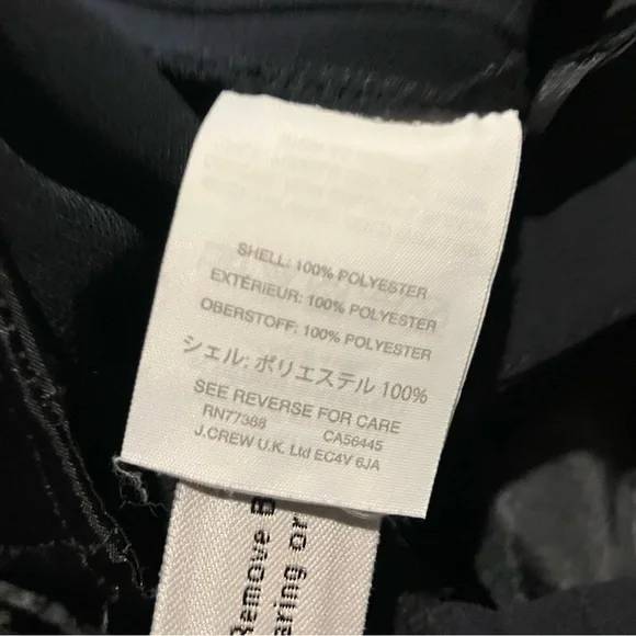 J. Crew Women's Black Dress Pants Size 00 - Picture 12 of 12